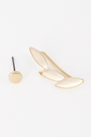 Spiky Shape Extended Hook Earring 5CAG2